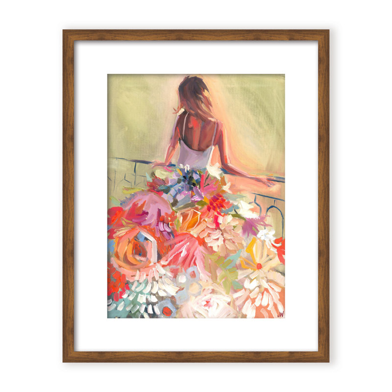 Nature Inspired Blossom Reverie: The Enigmatic Backdrop, 30" H x 24" W x 2.375" D, Black, Framed Canvas