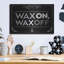 «Wax On» par JJ Brando, art mural en métal-987498383