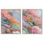 «Sweet Gemstone Duo», ensemble de reproductions d'art mural encadrées par Art Remedy, cadre argenté, 16 x 20-941123612-941123599