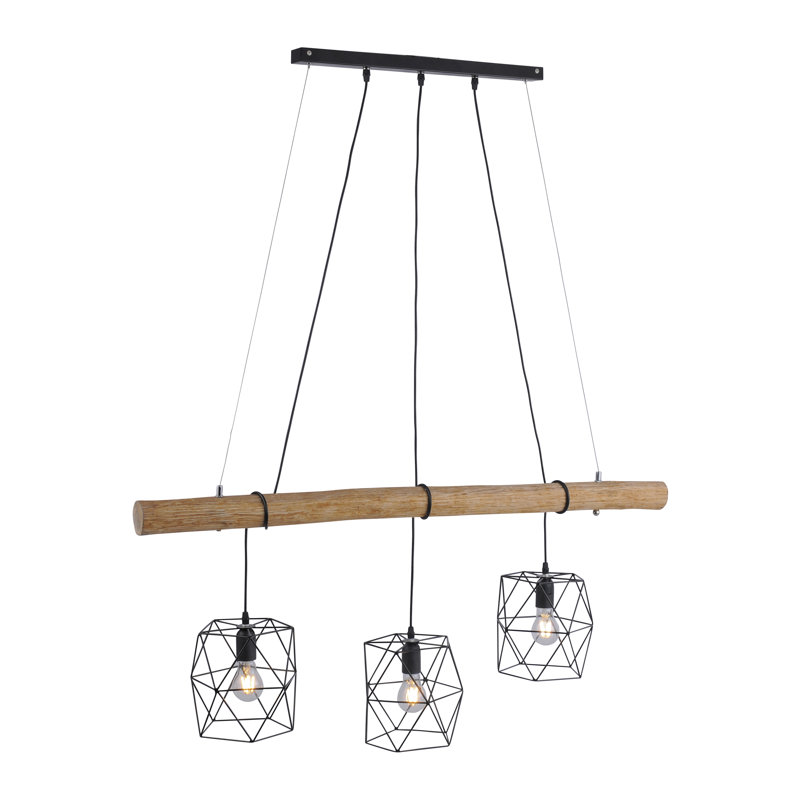 Keys 3 - Light Black Kitchen Island Pendant