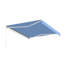 Auvent de patio rétractable - cadre blanc -1046754529-1016076279