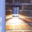 Silver 13cm H Solar Powered Integrated LED Outdoor Flush Mount