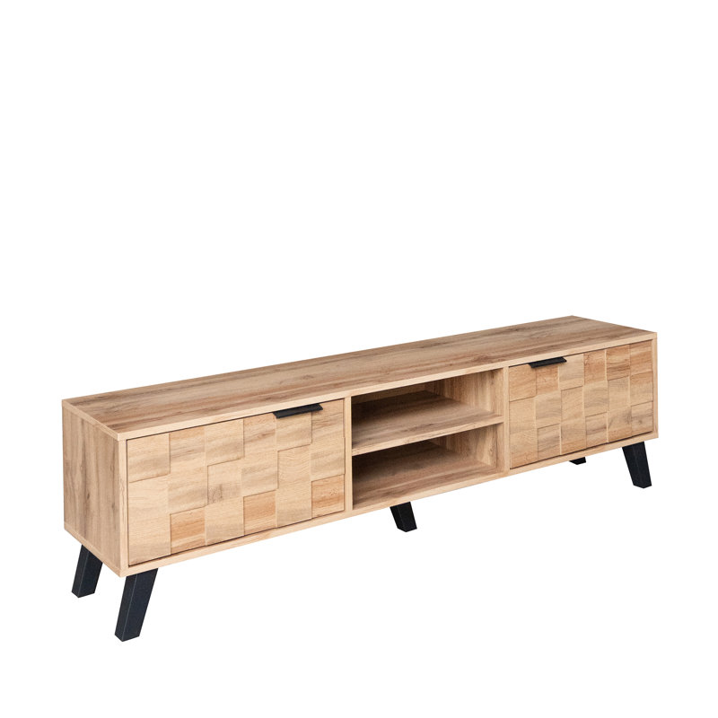 Unfinished TV Stand for TVs up to 65", Brown