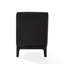 Fauteuil de chambre moderne en cuir brun, confortable, l 34,74 po x P 24,5 po, H 34 po, assise confortable rembourrée, P 34 po