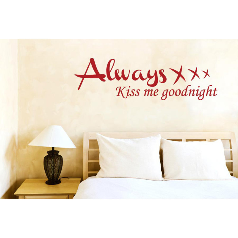 Wall Decal, Large, Dark Red