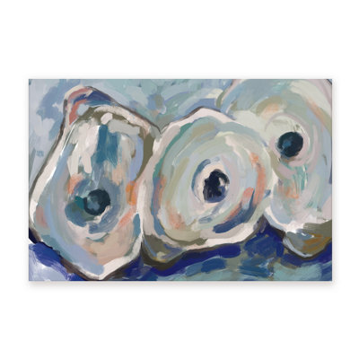 Coastal Retreat Pearlescent Elegance: Oyster Abstract