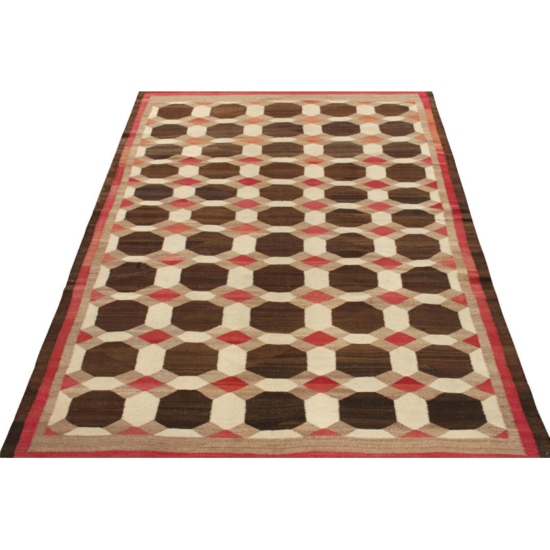 One-of-a-Kind Rectangle 4'8" X 7'0" Hand Knotted Area Rug