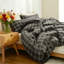 Ensemble de housse de couette 100% coton lavé XINMIANFANG Gingham-124551749-129482865