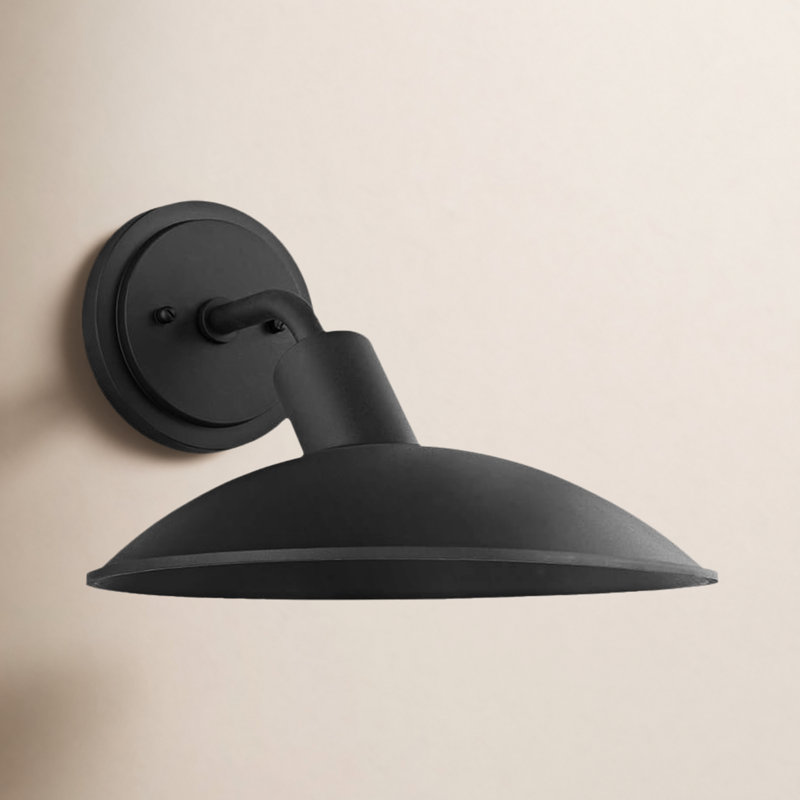 Bourke Wall Light, Textured Black, 8.75" H x 11.5" W x 13.5" D