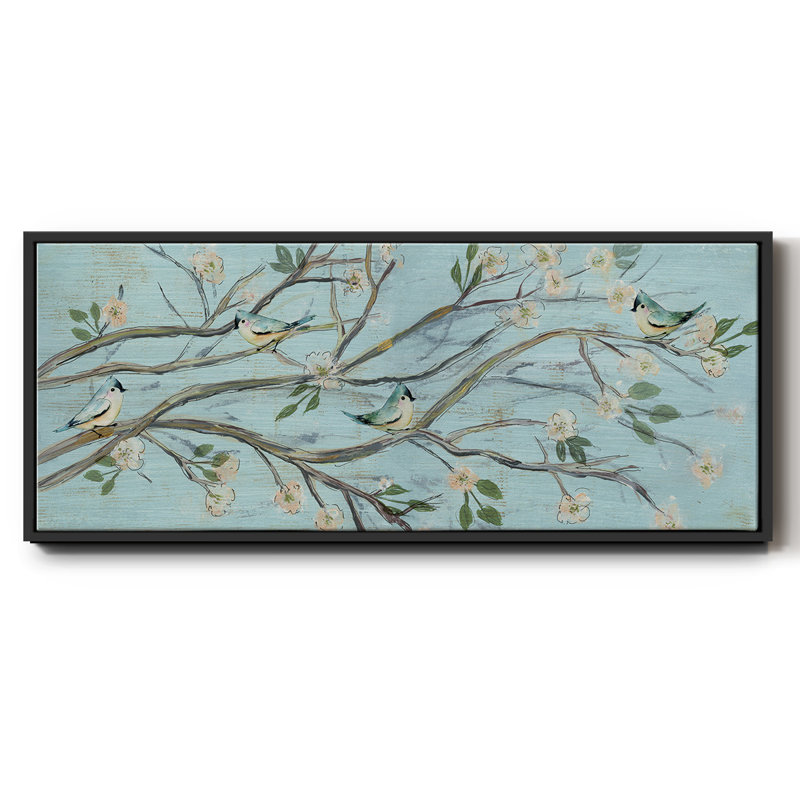 «Blue Sky and Blossoms», toile encadrée
