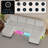4-seater Linen Sectional Sofa With Smart Module-wireless Charging/usb/type-c/rgb Lights (white)-126698672