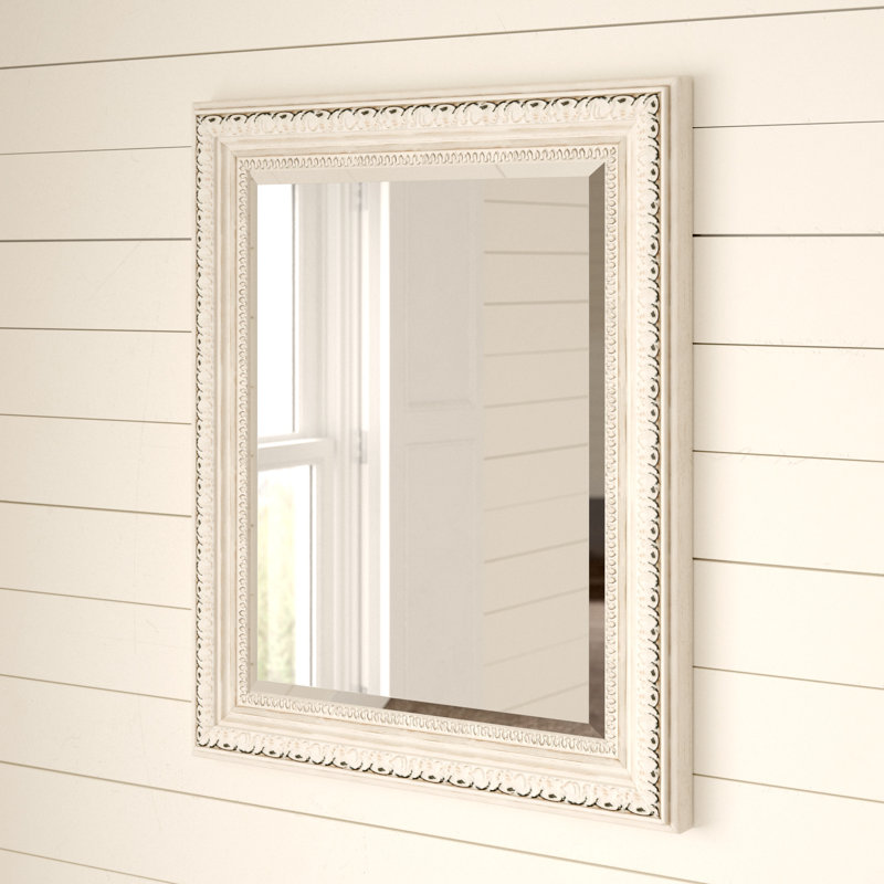 Elisah Solid Wood Flat Wall Mirror