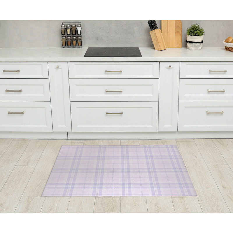 Tapis de cuisine Vinny, Rectangle 4pi x 6 pi, Mauve