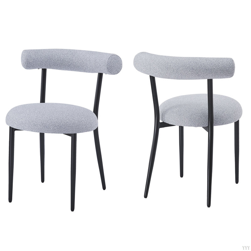 DINING CHAIR( SET OF 2 ), Gray