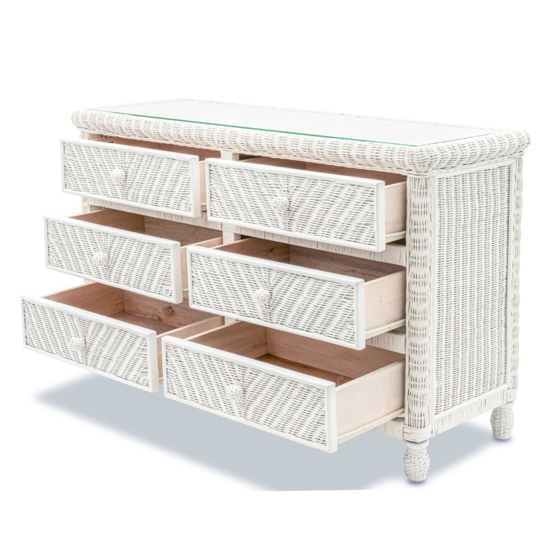 rattan chest drawers