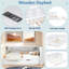 Lit de jour avec couchette Nelse, tablette de rangement et USB-106845423-106845424