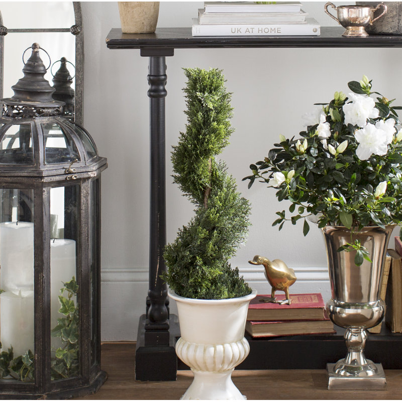 31'' Faux Cedar Topiary in Ceramic Urn