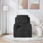 Fauteuil vidaXL inclinable de massage avec massage par vibration à 6 points, bascule et velours réglable-97814413