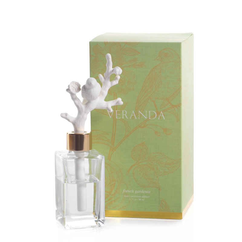 Veranda French Gardenia Porcelain Diffuser