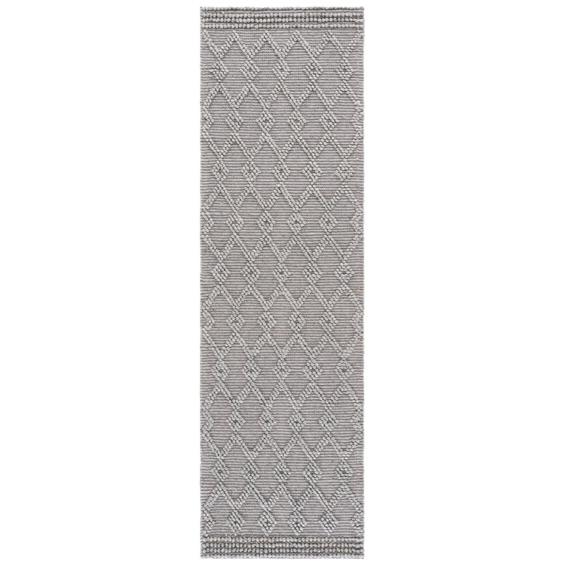 Natura Hand Woven Wool; Cotton; Recycled P.E.T Solid Color Indoor Rug, Runner 2'3" x 8'