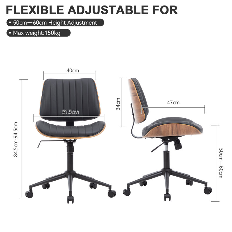 George Oliver Office Chair, Black