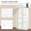 Esther 106cm H x 50cm W Standard Bookcase-1738873945