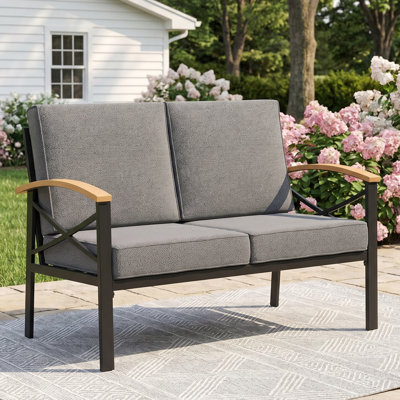 Patio Loveseat With Cushions