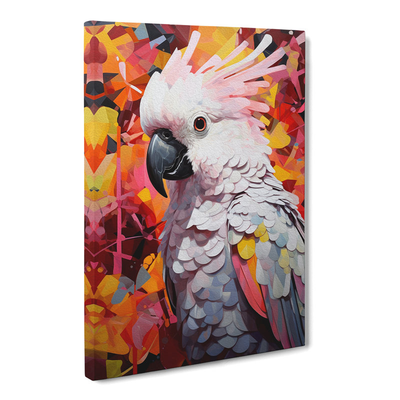 Cockatoo Colour Field - Print, 76cm H x 50cm W x 3cm D