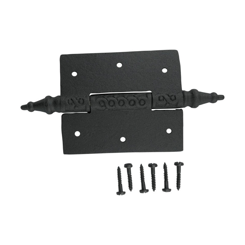 Charnières de porte à fixation en surface h 5,75 po x l 3 po