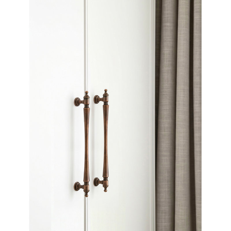 Ensemble de poignées de bar élégantes, 7.56", Cuivre antique