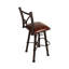 Maegan Swivel Yes Stool with Metal Frame-2050232225-2050232227