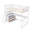 Lit mezzanine simple blanc avec bureau, tablette et étagères-482988564-482988554