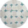 Premium Machine Washable Prisco Teal Rug
