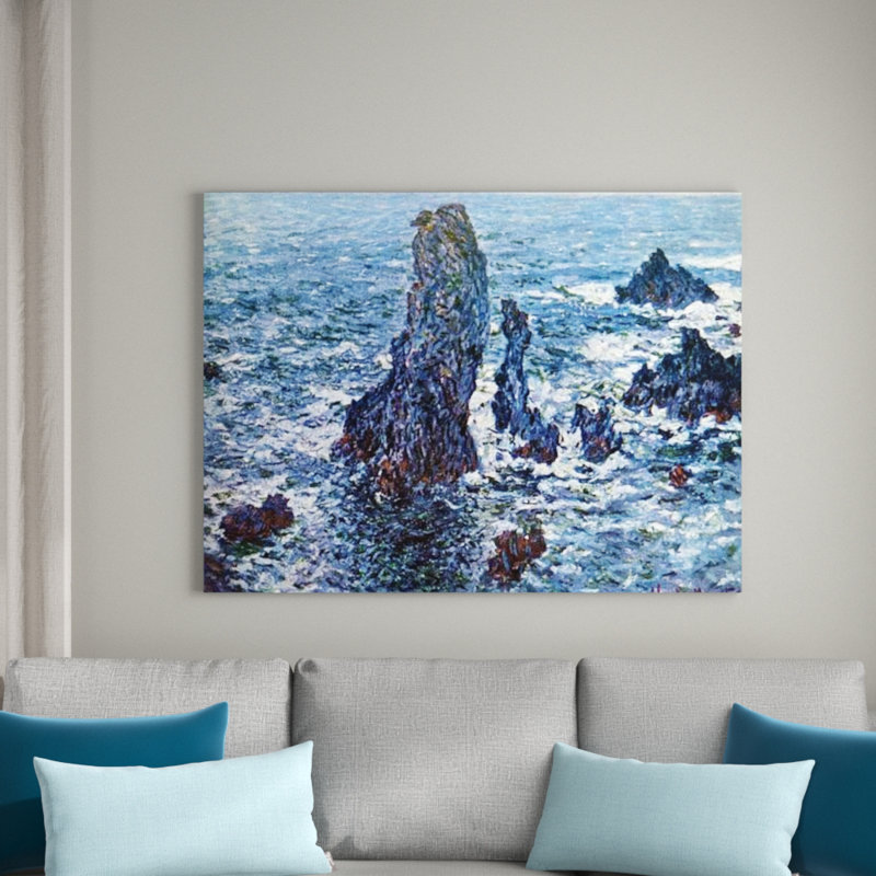 Claude Monet - Wrapped Canvas Painting, 60cm H x 80cm W x 1.8cm D