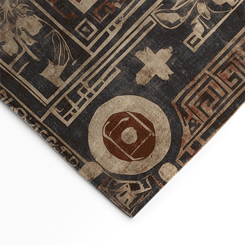 Peloponnesian Harmony Indoor And Outdoor Area Rug, Rectangle 1'6" x 2'6"