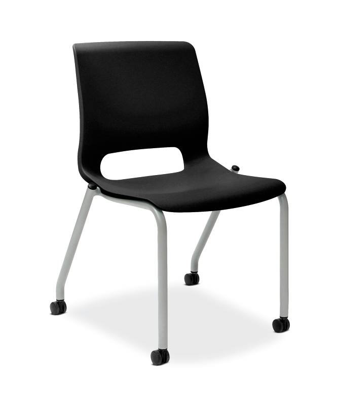 Chaise empilable Motivate, Onyx