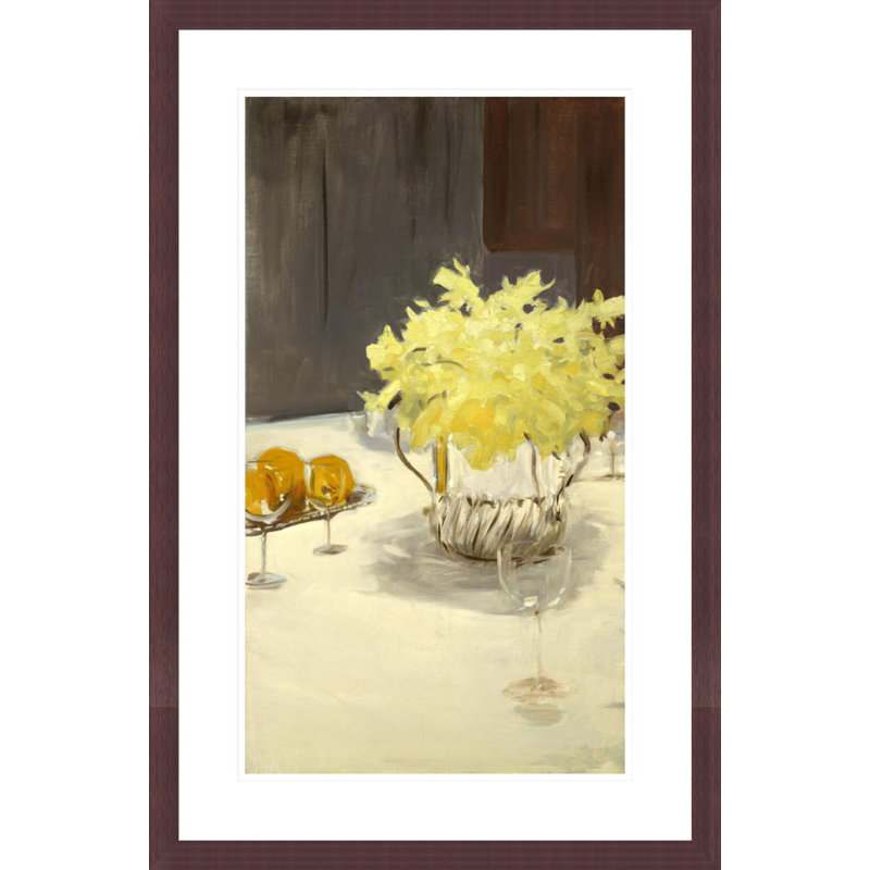 «Still Life with Daffodils» par John Singer Sargent, impression giclée sur cadre, H 29,5 po x l 19,4 po