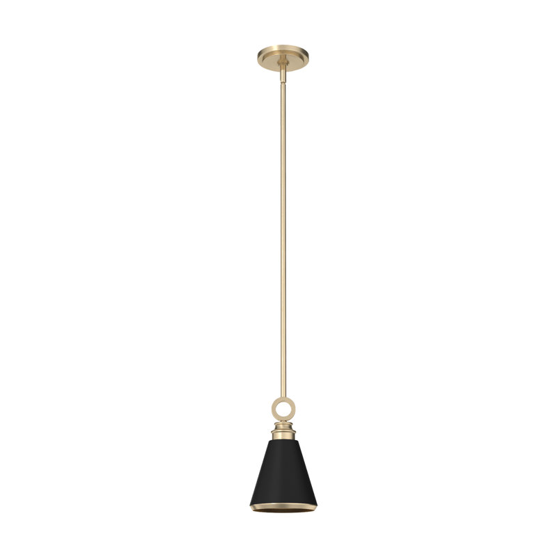 Klein 1 Light Metal Cone Pendant, Alturas Gold, Medium