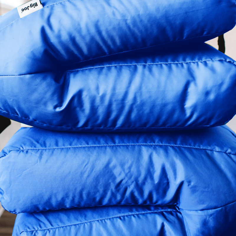 Polyester Outdoor Friendly Classic Bean Bag, Blue 100% Polyester
