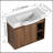 28"Floating Bathroom Vanity With Ceramic Sink