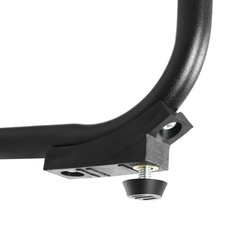 Tabouret de comptoir rembourré 35,8 po H, Noir