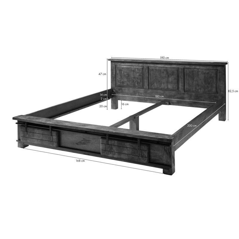 Railway Super King (6') Bed Frame