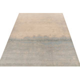 Distressed Homage Wool Abstract Area Rug