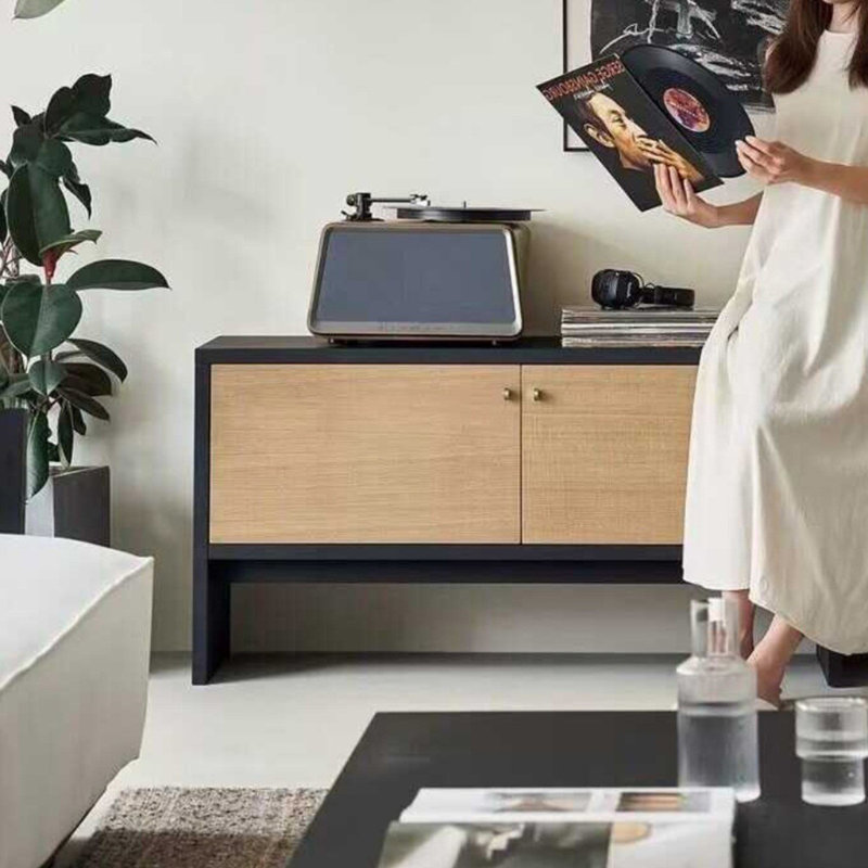 Meuble télé Wabi-sabi, H 22,4 po x L 86,6 po x l 15,7 po