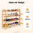 4-Tier Shoe Rack Open Shoe Storage Organizer