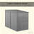 Lockable Metal Outdoor Lean to Shed