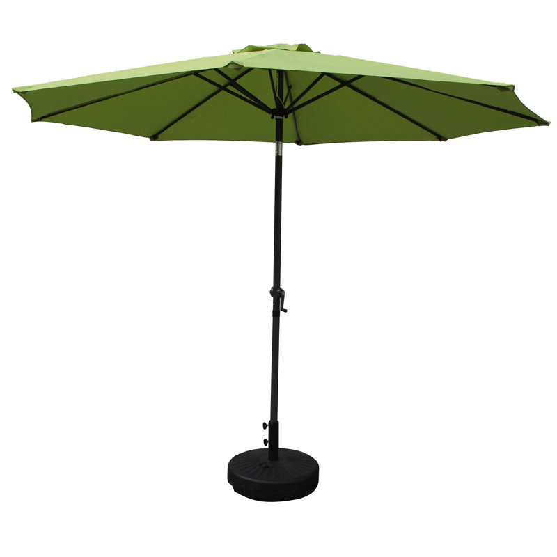Parasol de marché 9 pi Patson, Vert gazon, H 94 po x l 107 po x P 107 po