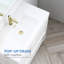 Drain escamotable de lavabo de salle de bain l 2,63 po avec trop-plein-47590378