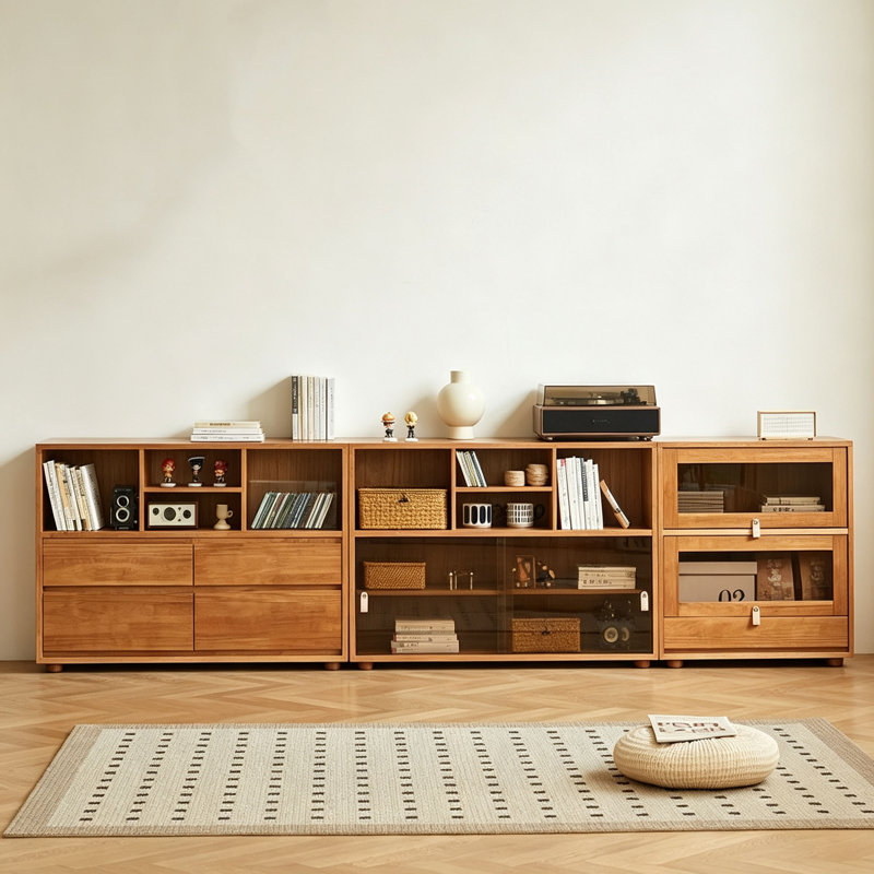 Bibliothèque rétro de style européen