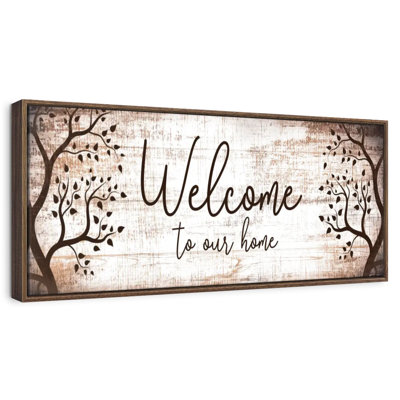 Bienvenue chez nous, typographie I